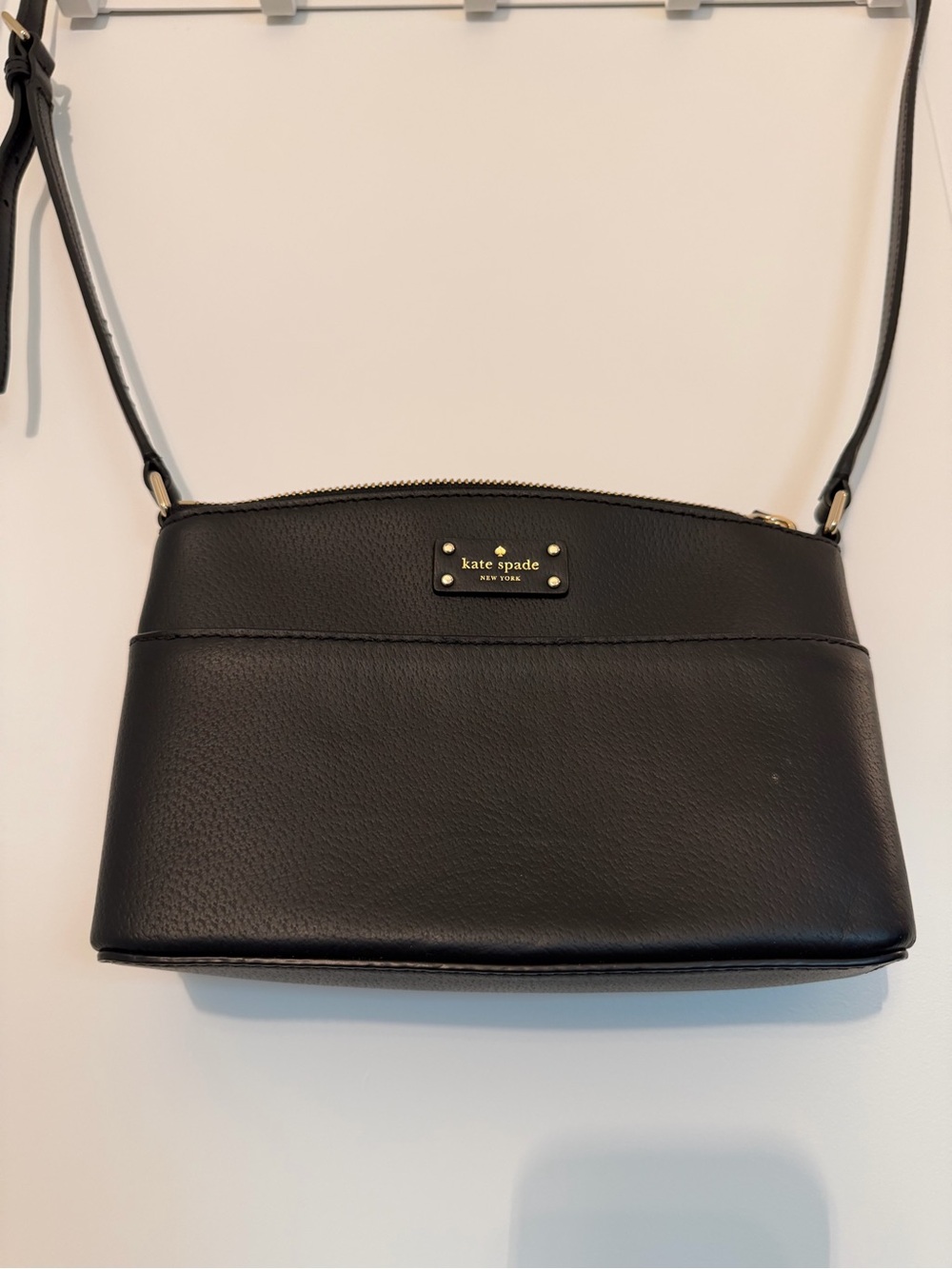 Kate Spade Grove Street Millie Black Pebbled Leather Crossbody